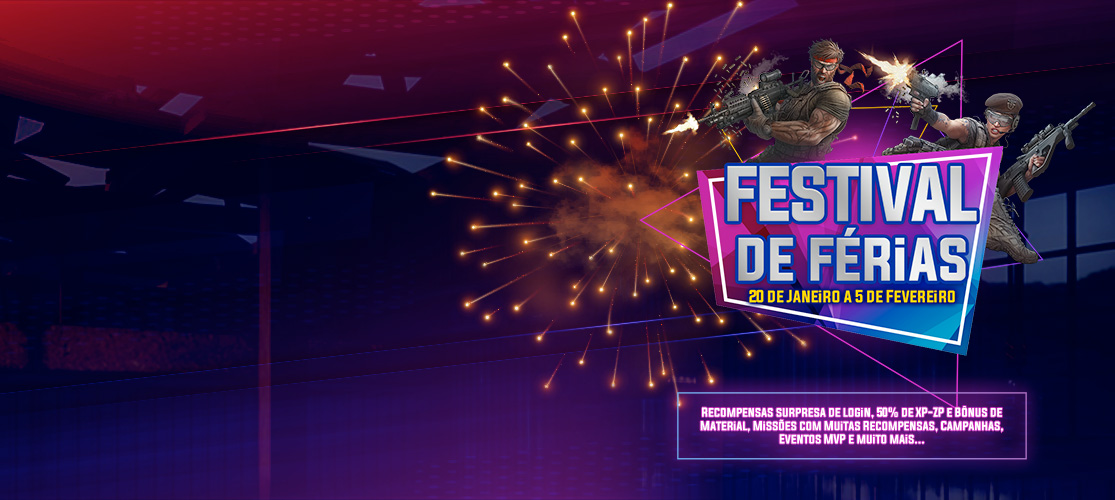 Festival de férias começou!